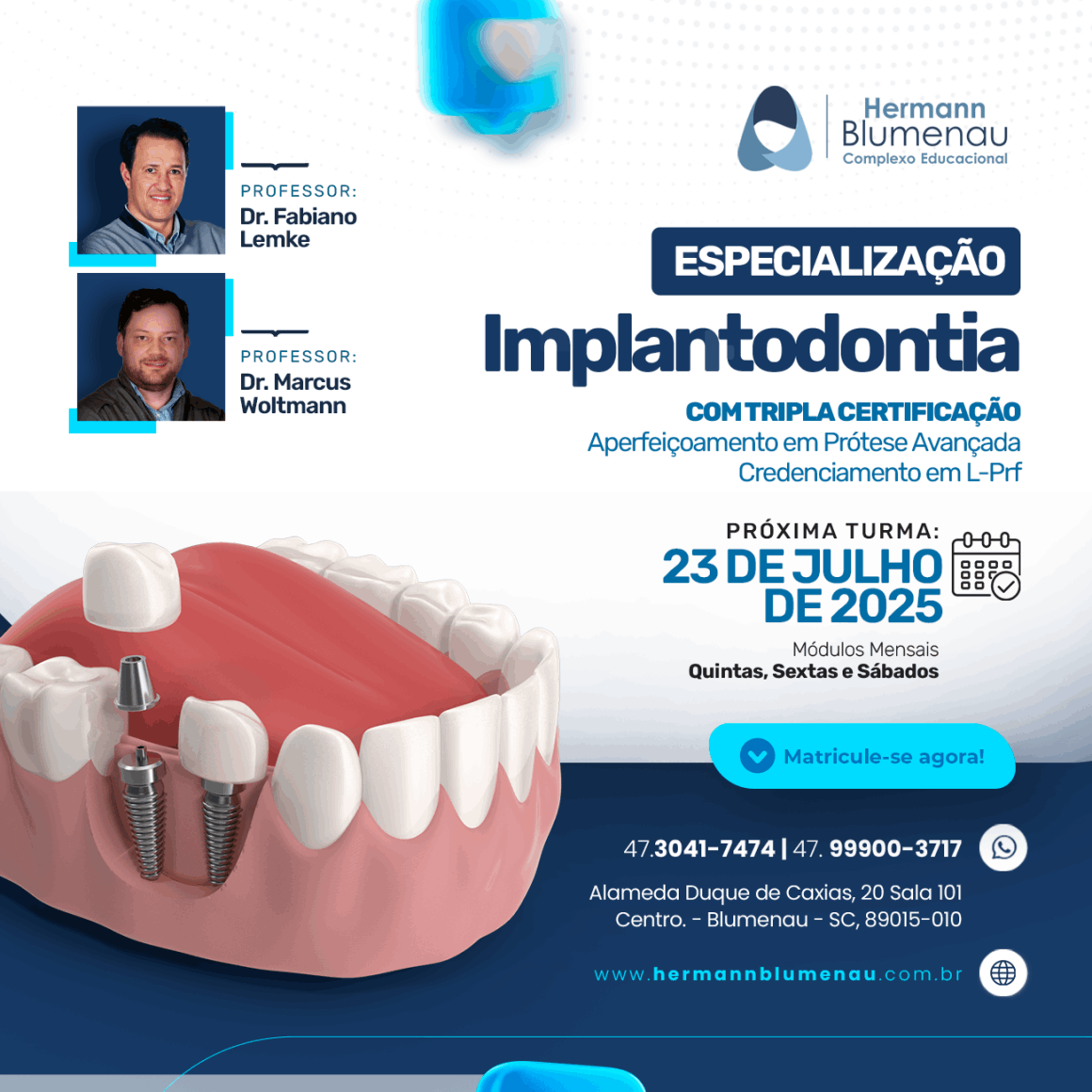 Especialização em Implantodontia